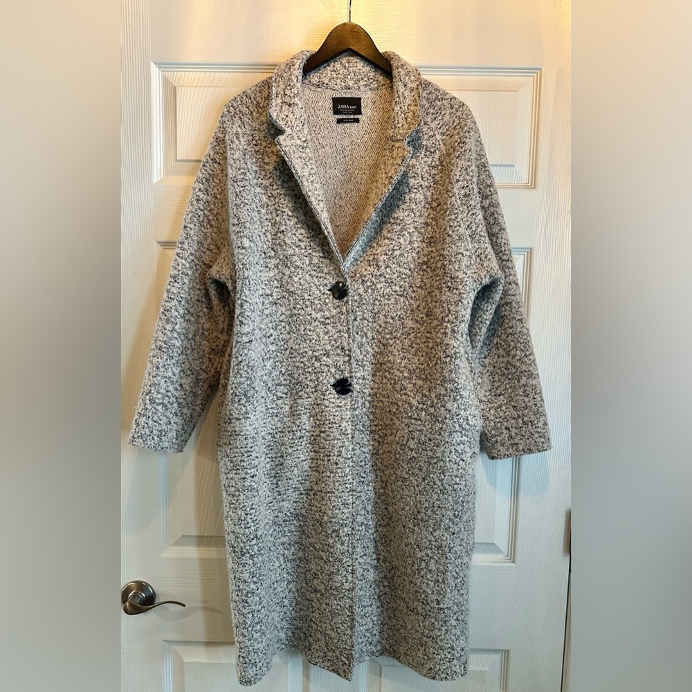 Zara Knit Lightweight Sweater Jacket